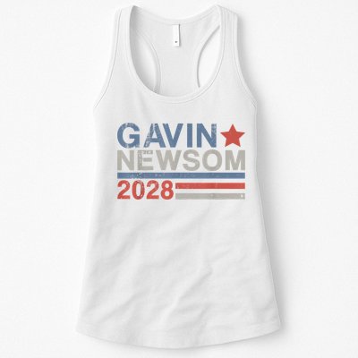 Gavin Newsom For President 2028 Vintage Gavin Newsom 2028 Womens Tank Top