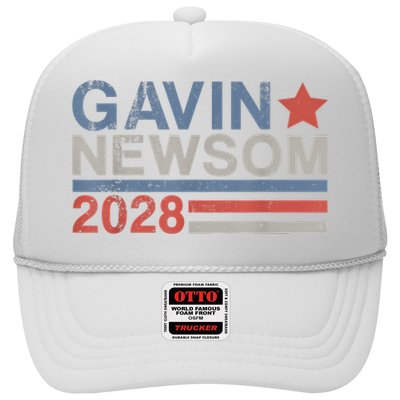 Gavin Newsom For President 2028 Vintage Gavin Newsom 2028 Trucker Hat
