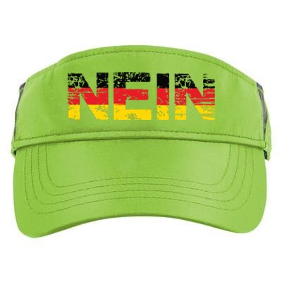 Germany Nein Funny German Oktoberfest Adult Drive Performance Visor