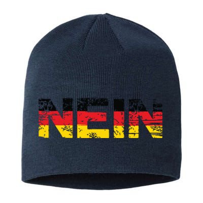 Germany Nein Funny German Oktoberfest Sustainable Beanie