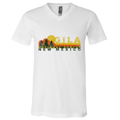 Gila National Forest Vintage Retro V-Neck T-Shirt