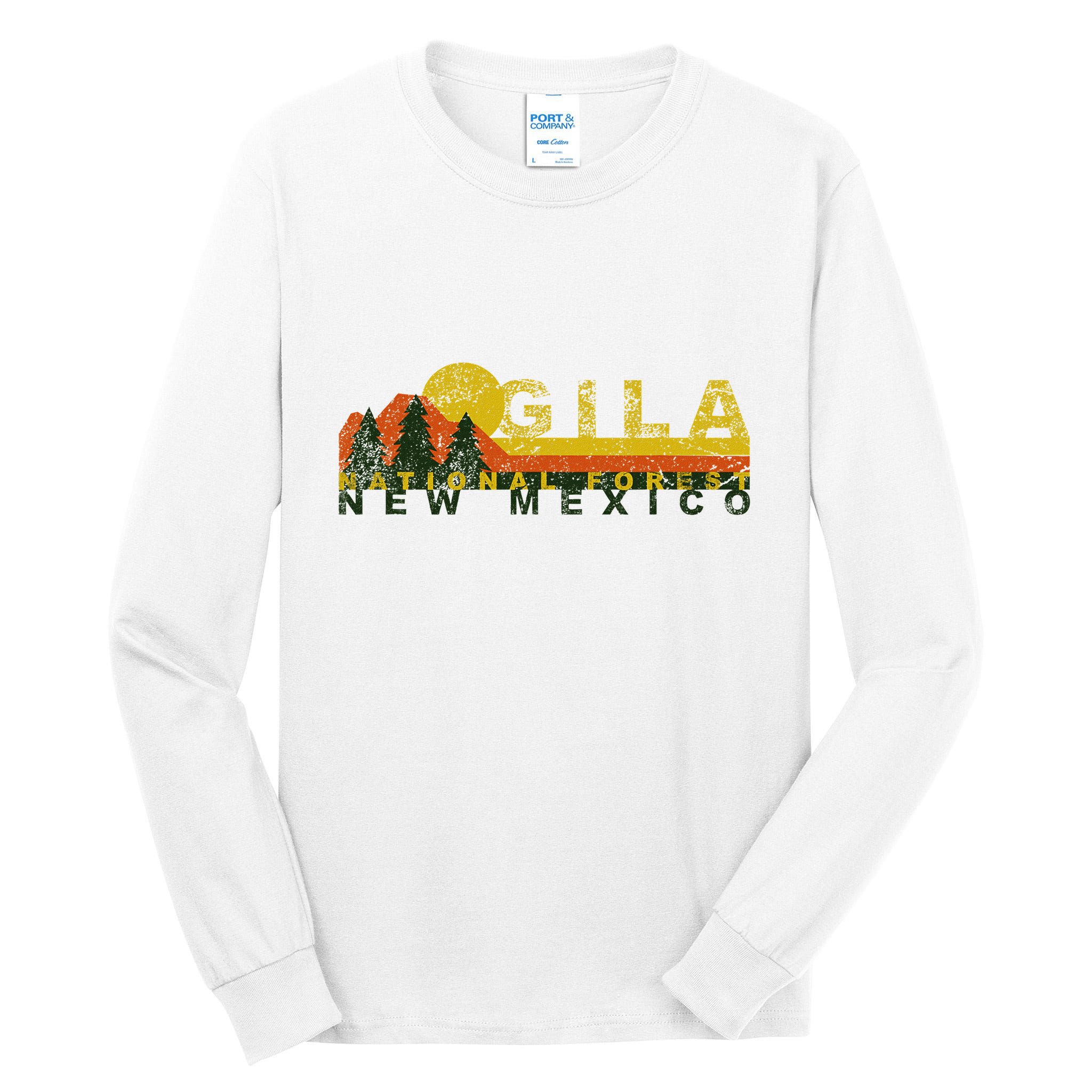 Gila National Forest Vintage Retro Tall Long Sleeve T-Shirt