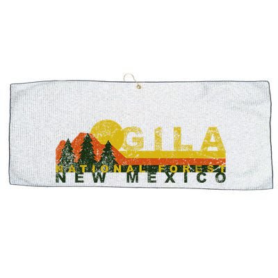 Gila National Forest Vintage Retro Large Microfiber Waffle Golf Towel