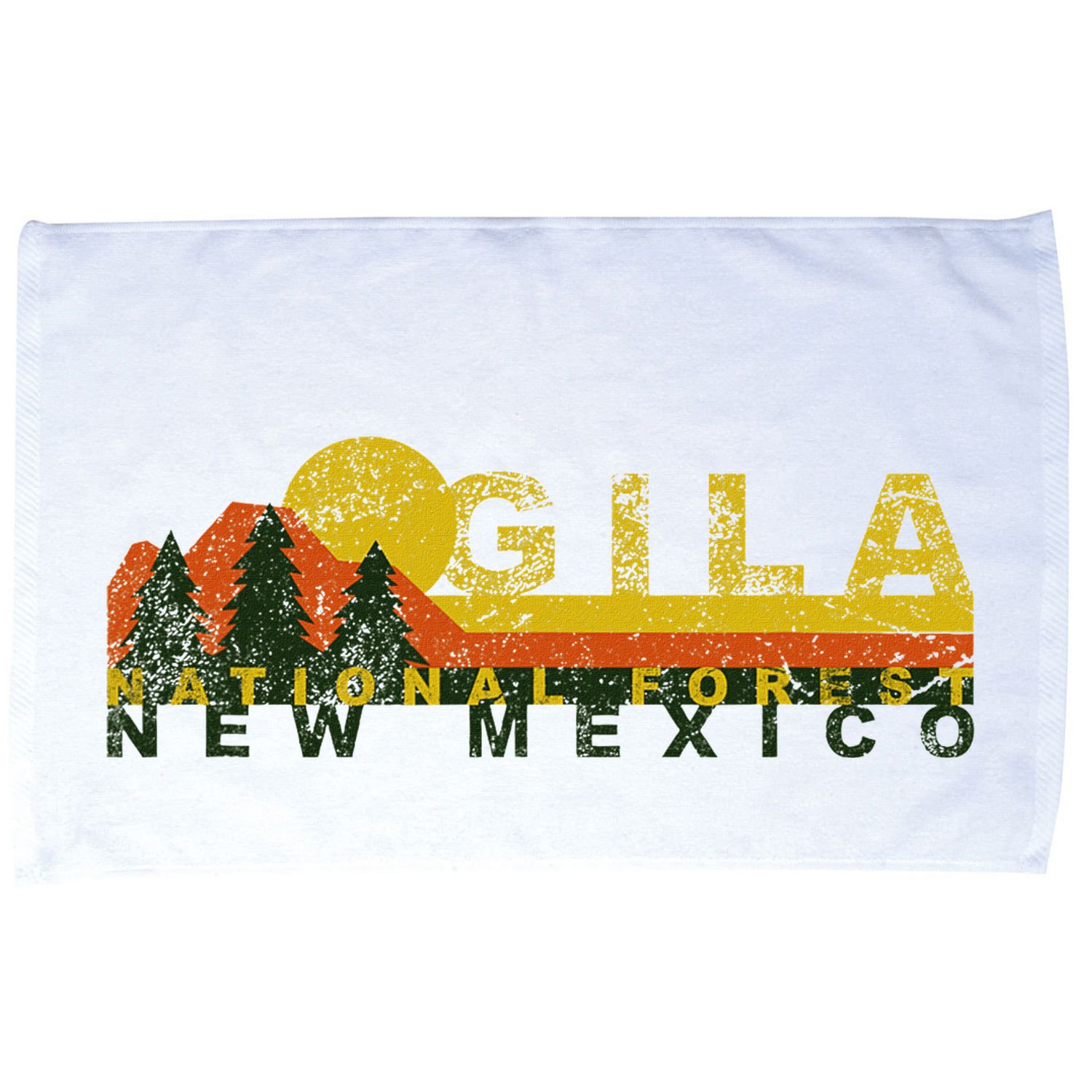 Gila National Forest Vintage Retro Microfiber Hand Towel