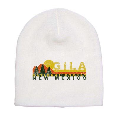 Gila National Forest Vintage Retro Short Acrylic Beanie