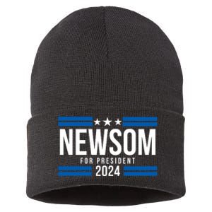 Gavin Newsom For President 2024 Gavin Newsom 2024 Sustainable Knit Beanie