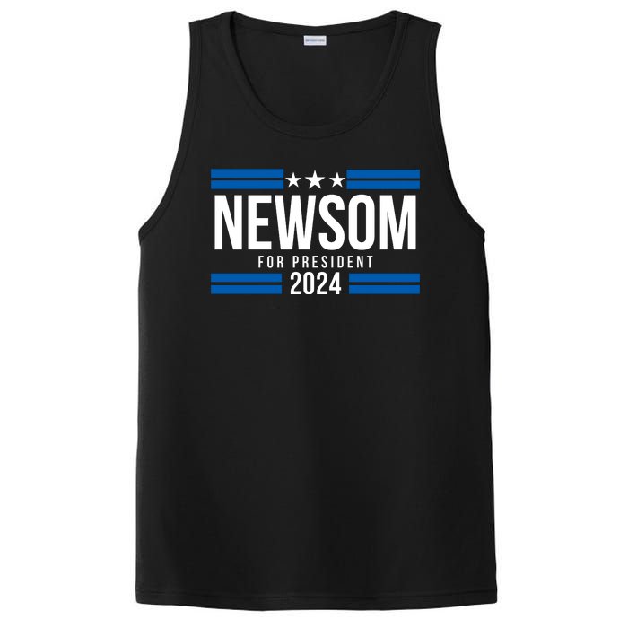 Gavin Newsom For President 2024 Gavin Newsom 2024 PosiCharge Competitor Tank