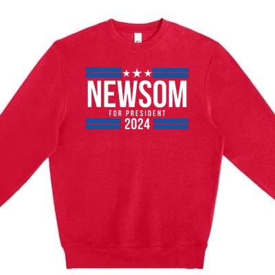 Gavin Newsom For President 2024 Gavin Newsom 2024 Premium Crewneck Sweatshirt