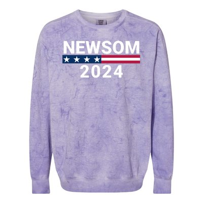 Gavin Newsom For President 2024 Gavin Newsom 2024 Vote Gavin Newsom Colorblast Crewneck Sweatshirt