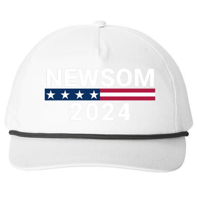 Gavin Newsom For President 2024 Gavin Newsom 2024 Vote Gavin Newsom Snapback Five-Panel Rope Hat