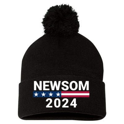 Gavin Newsom For President 2024 Gavin Newsom 2024 Vote Gavin Newsom Pom Pom 12in Knit Beanie