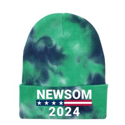 Gavin Newsom For President 2024 Gavin Newsom 2024 Vote Gavin Newsom Tie Dye 12in Knit Beanie