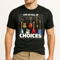Guitar Nut Funny Life Is Full Of Important Choices Performance Shirt