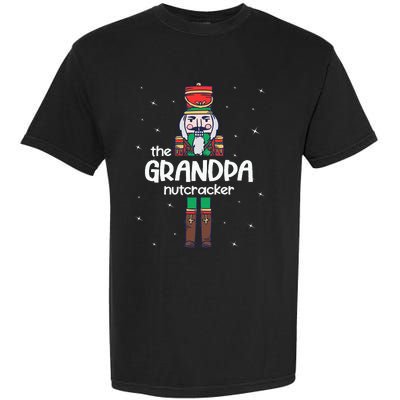 Grandpa Nutcracker Family Matching Funny Pajama Garment-Dyed Heavyweight T-Shirt