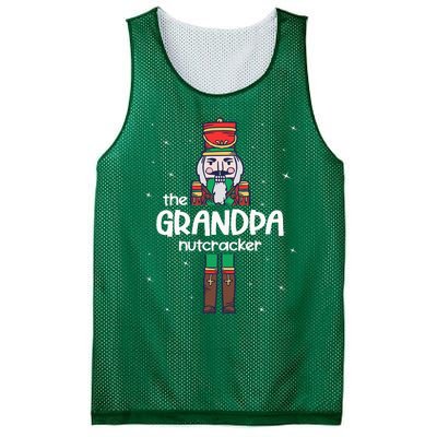 Grandpa Nutcracker Family Matching Funny Pajama Mesh Reversible Basketball Jersey Tank