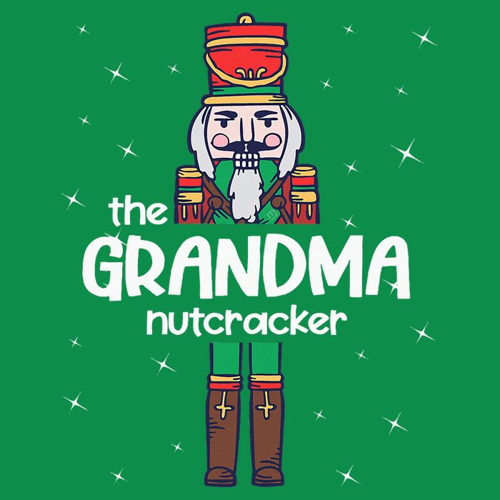 Grandma Nutcracker Family Matching Button