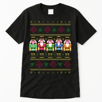 Golden Nutcracker Funny Jolly & Merry Ugly Christmas Tall T-Shirt