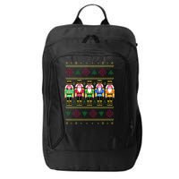 Golden Nutcracker Funny Jolly & Merry Ugly Christmas City Backpack
