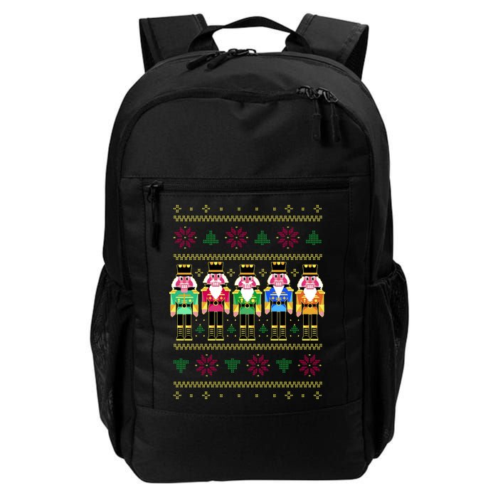 Golden Nutcracker Funny Jolly & Merry Ugly Christmas Backpack