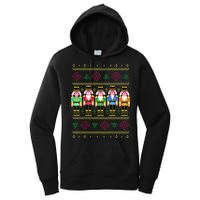 Golden Nutcracker Funny Jolly & Merry Ugly Christmas Women's Pullover Hoodie