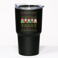 Golden Nutcracker Funny Jolly & Merry Ugly Christmas Tumbler