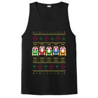 Golden Nutcracker Funny Jolly & Merry Ugly Christmas PosiCharge Competitor Tank