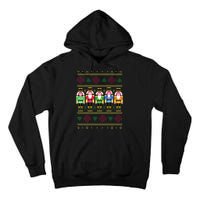 Golden Nutcracker Funny Jolly & Merry Ugly Christmas Tall Hoodie