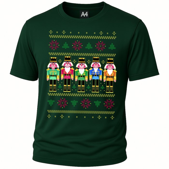 Golden Nutcracker Funny Jolly & Merry Ugly Christmas Performance Shirt