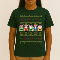 Golden Nutcracker Funny Jolly & Merry Ugly Christmas T-Shirt