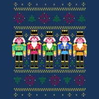 Golden Nutcracker Funny Jolly & Merry Ugly Christmas Infant Baby Jersey Bodysuit