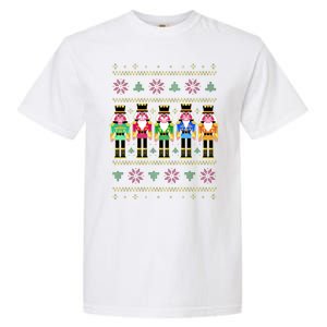 Golden Nutcracker Funny Jolly & Merry Ugly Christmas Garment-Dyed Heavyweight T-Shirt