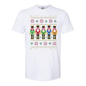 Golden Nutcracker Funny Jolly & Merry Ugly Christmas Softstyle CVC T-Shirt