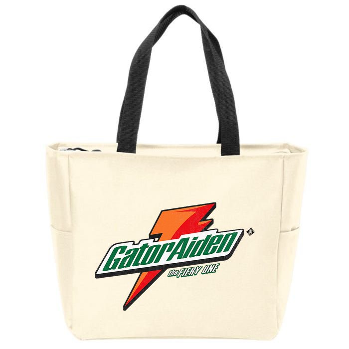 Gatoraiden Name Funny Aiden Meaning Personalized Zip Tote Bag