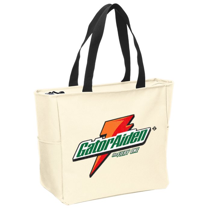 Gatoraiden Name Funny Aiden Meaning Personalized Zip Tote Bag