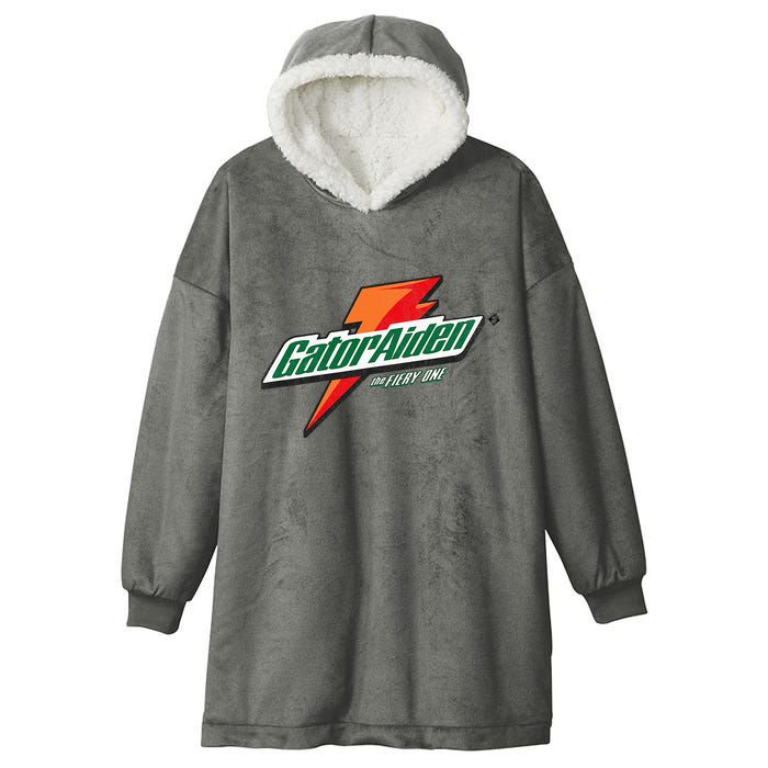 Gatoraiden Name Funny Aiden Meaning Personalized Hooded Wearable Blanket