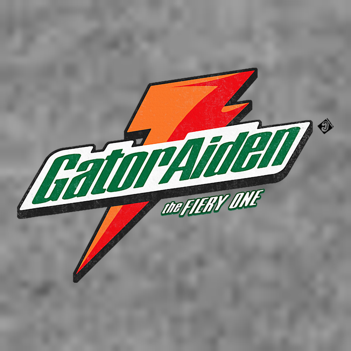 Gatoraiden Name Funny Aiden Meaning Personalized 7-Panel Snapback Hat