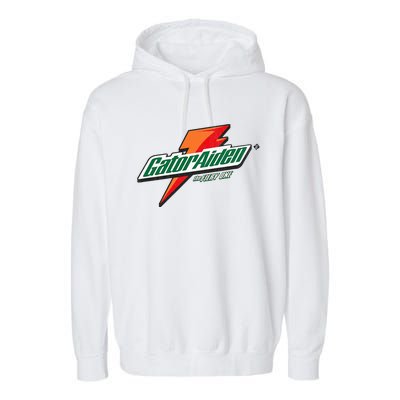 Gatoraiden Name Funny Aiden Meaning Personalized Garment-Dyed Fleece Hoodie