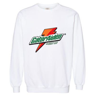 Gatoraiden Name Funny Aiden Meaning Personalized Garment-Dyed Sweatshirt
