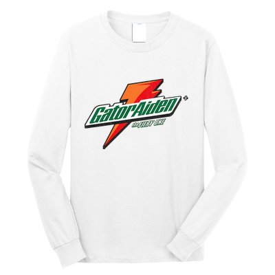 Gatoraiden Name Funny Aiden Meaning Personalized Long Sleeve Shirt