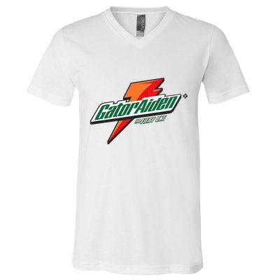 Gatoraiden Name Funny Aiden Meaning Personalized V-Neck T-Shirt