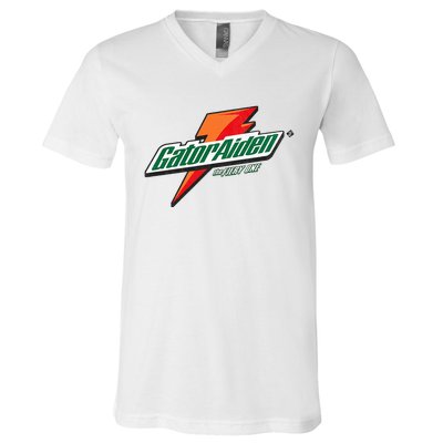 Gatoraiden Name Funny Aiden Meaning Personalized V-Neck T-Shirt