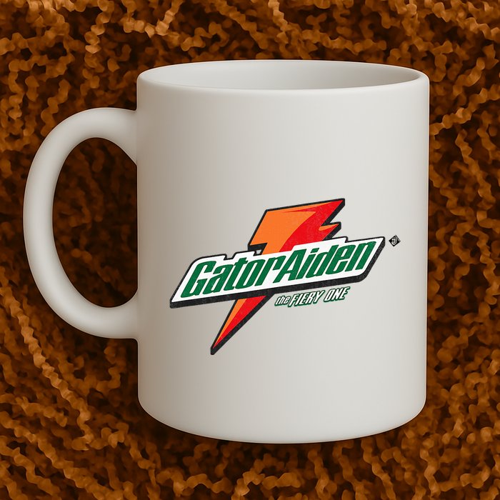 Gatoraiden Name Funny Aiden Meaning Personalized Mug