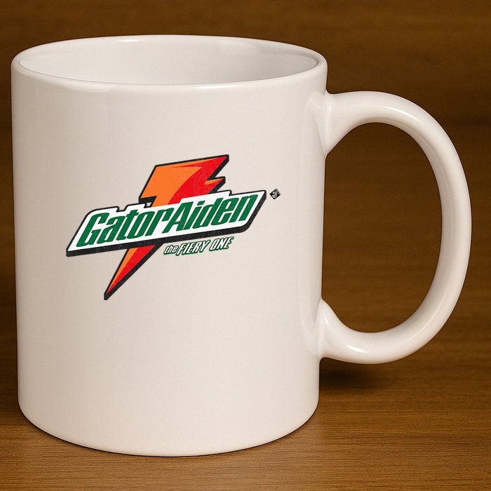 Gatoraiden Name Funny Aiden Meaning Personalized 11oz C Handle Ceramic Mug