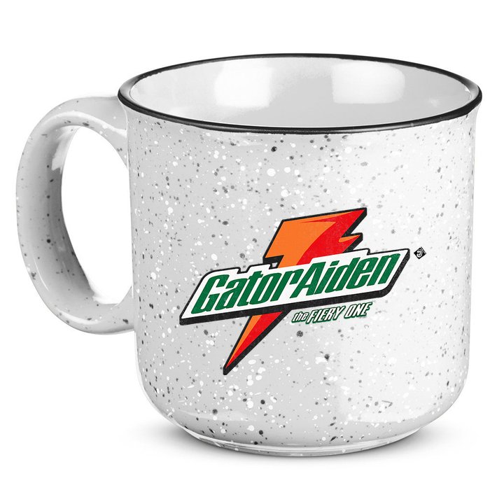 Gatoraiden Name Funny Aiden Meaning Personalized 15oz Campfire Ceramic Mug