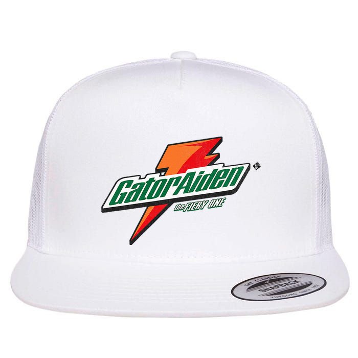 Gatoraiden Name Funny Aiden Meaning Personalized Flatbill Hat
