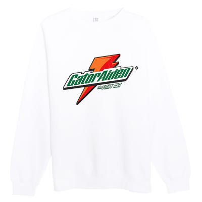 Gatoraiden Name Funny Aiden Meaning Personalized Premium Crewneck Sweatshirt