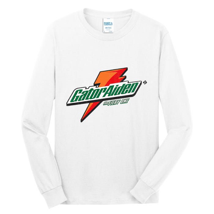 Gatoraiden Name Funny Aiden Meaning Personalized Tall Long Sleeve T-Shirt