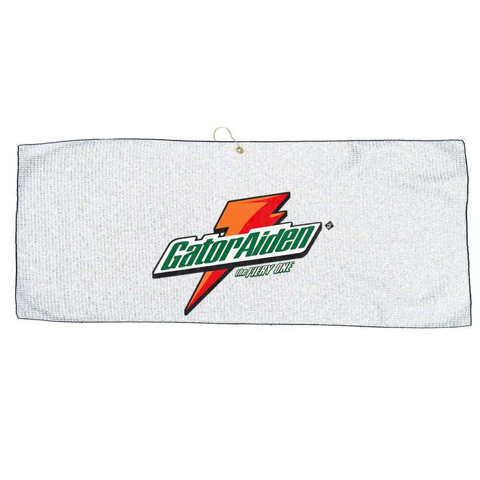Gatoraiden Name Funny Aiden Meaning Personalized Large Microfiber Waffle Golf Towel