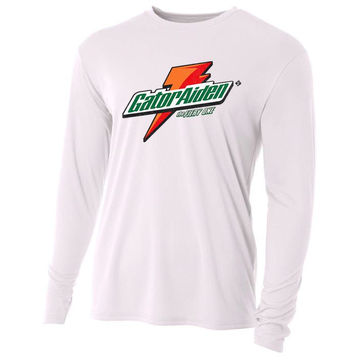 Gatoraiden Name Funny Aiden Meaning Personalized Cooling Performance Long Sleeve Crew