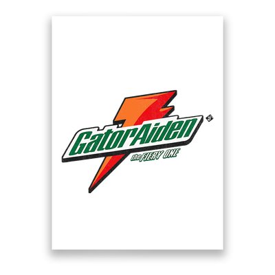 Gatoraiden Name Funny Aiden Meaning Personalized Poster